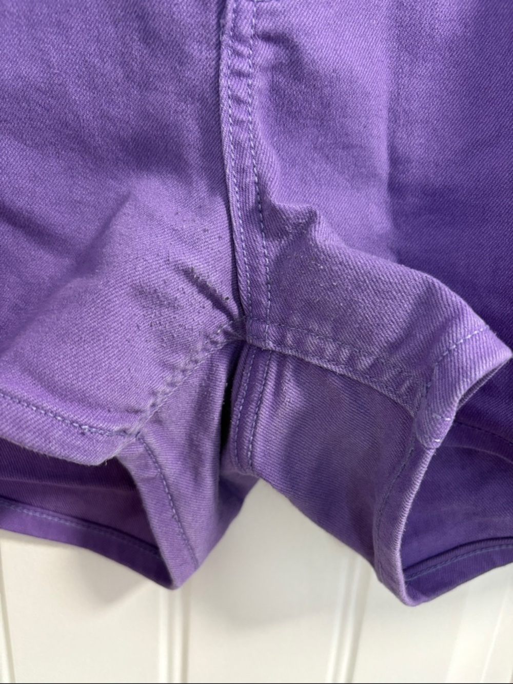 Old Navy Purple Cotton Jean Shorts - Picture 4 of 4